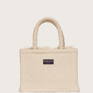 Alternative view of TEDDY BEIGE MEDIUM TOTE BAG