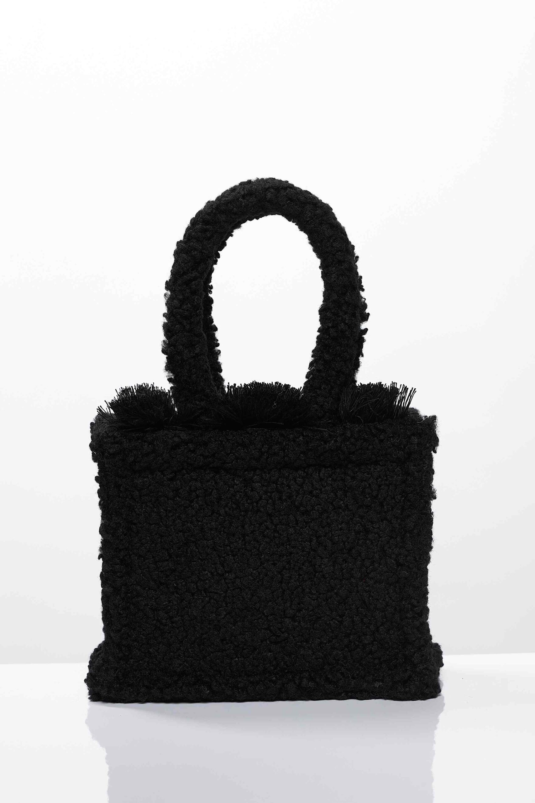 TEDDY BLACK MINI TOTE BAG - Image 2