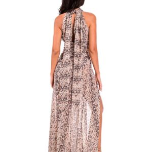 Alternative view of LUXURY SNAKE PRINT DRESS-WECOSS