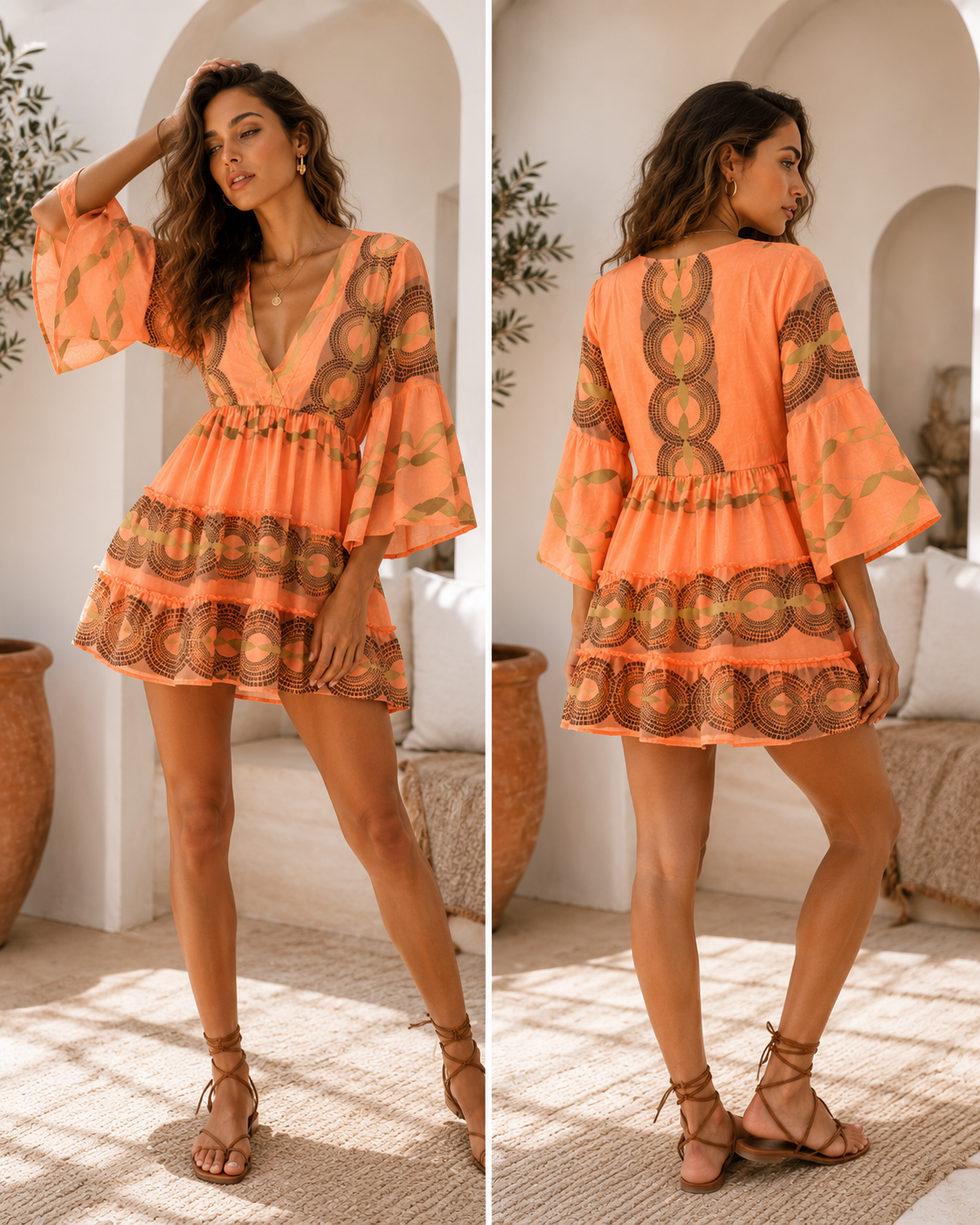 Sunset Glow Mini Dress